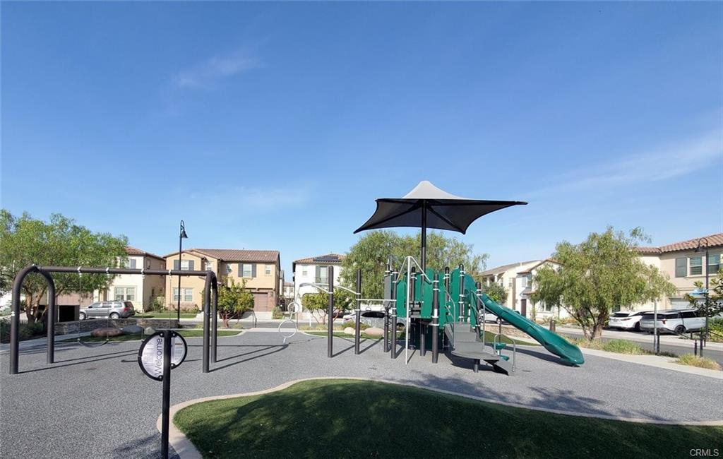 Neighborhood park and playground inside the gated Gardenia community