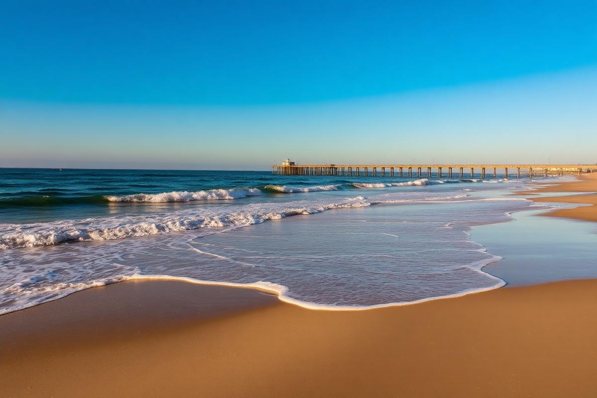 Newport Beach coastline minutes from the property