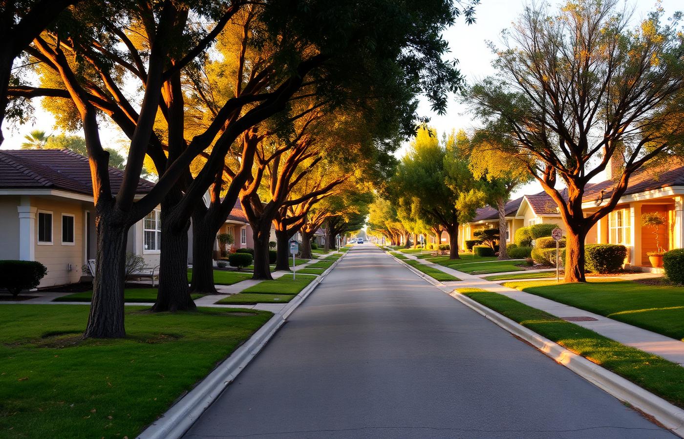 Fountain Valley neighborhood street