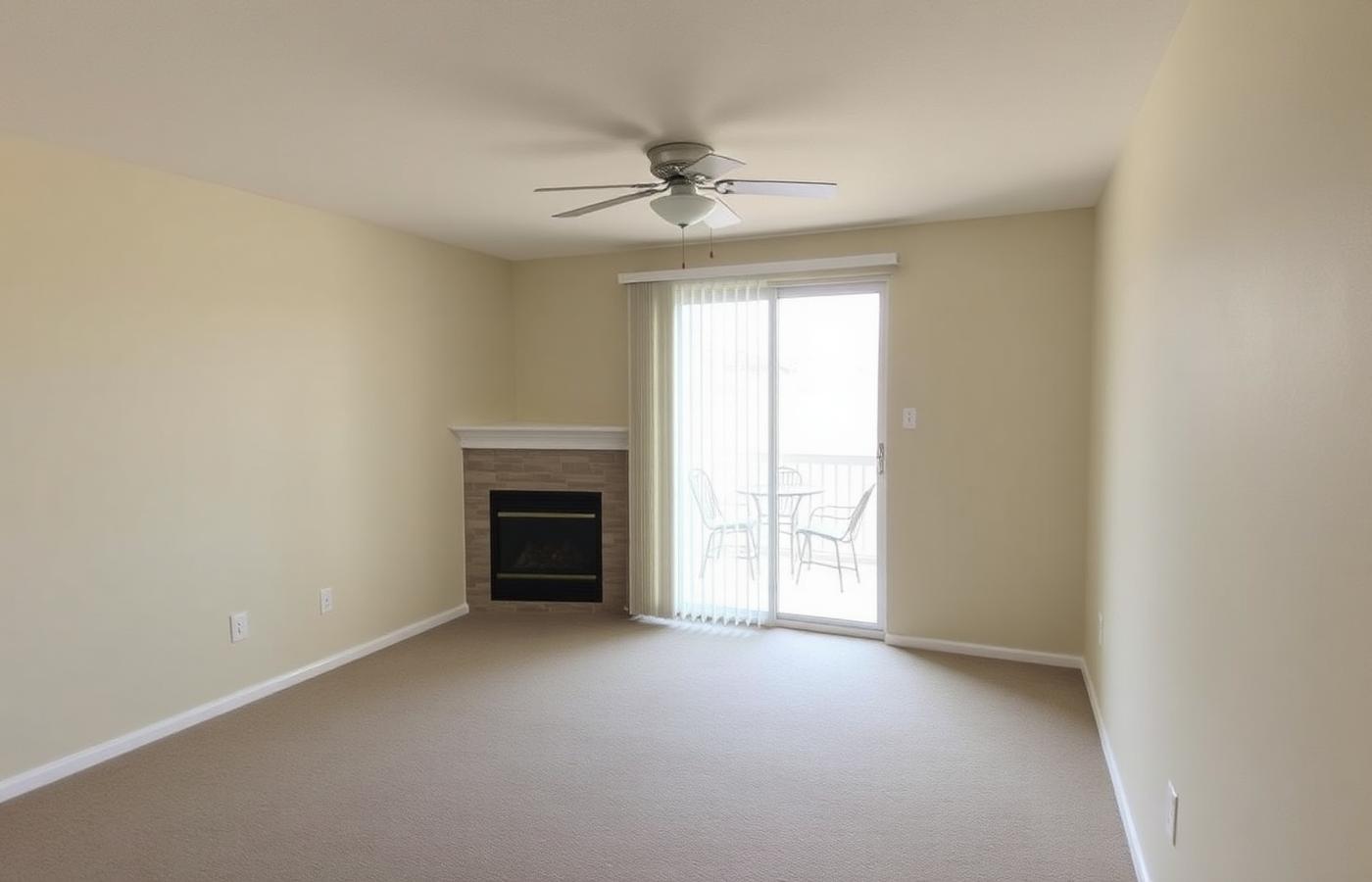 15940 Silvertip Ct — living area with sliding door to the private patio