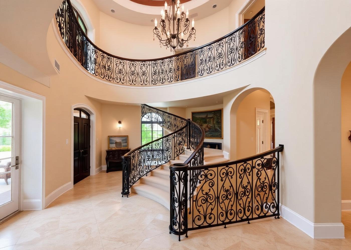 15 Bel Springs — two-story entry with curved staircase