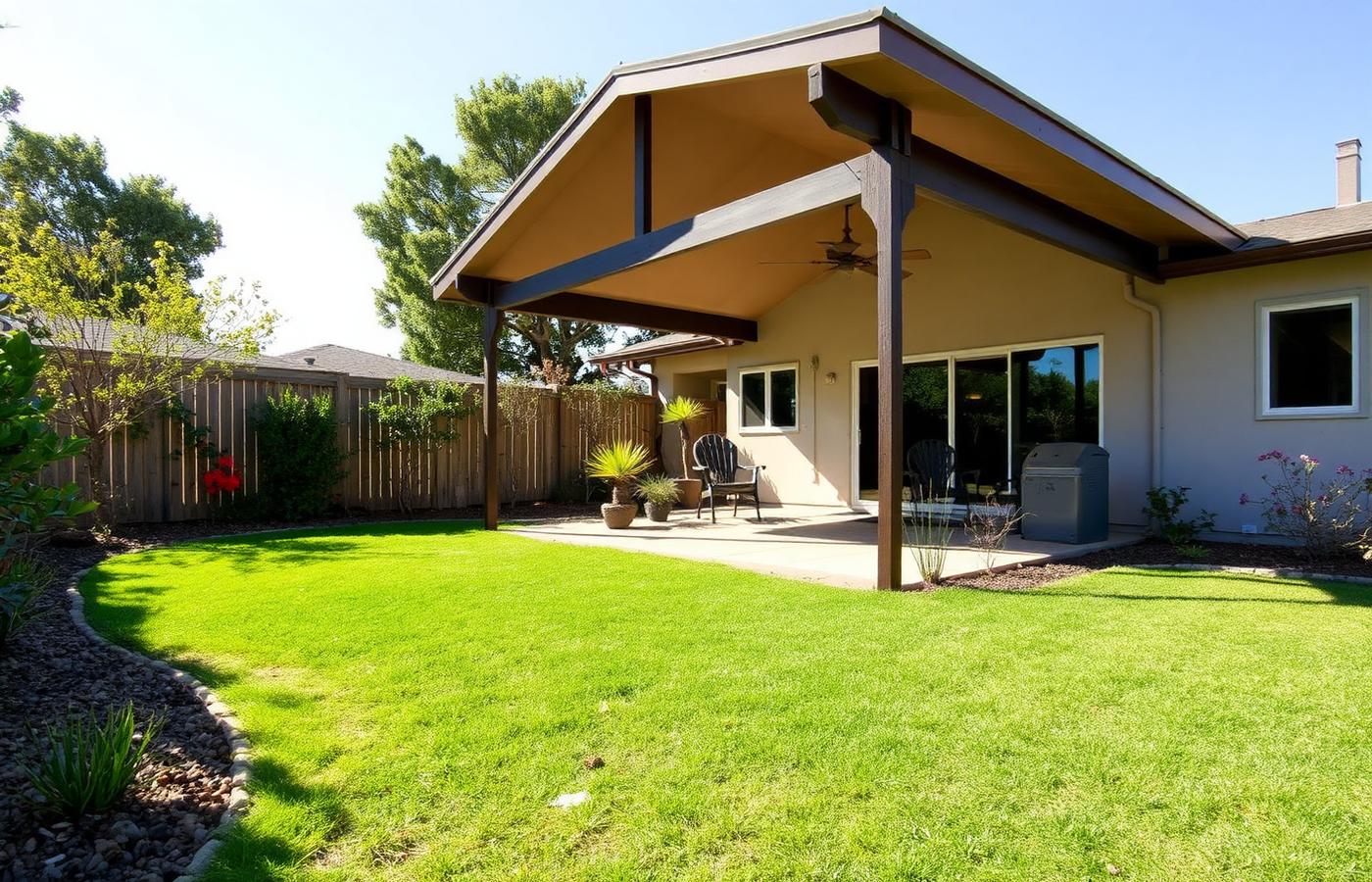 6829 E Parapet — covered patio and private rear yard