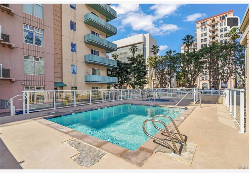 488 E Ocean Blvd #717 — Aqua Towers resort pool and spa deck