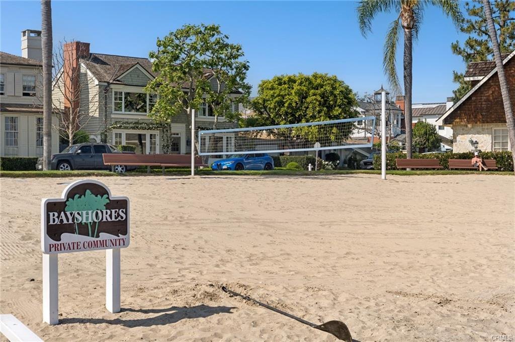 Private Bayshores bay beach and clubhouse